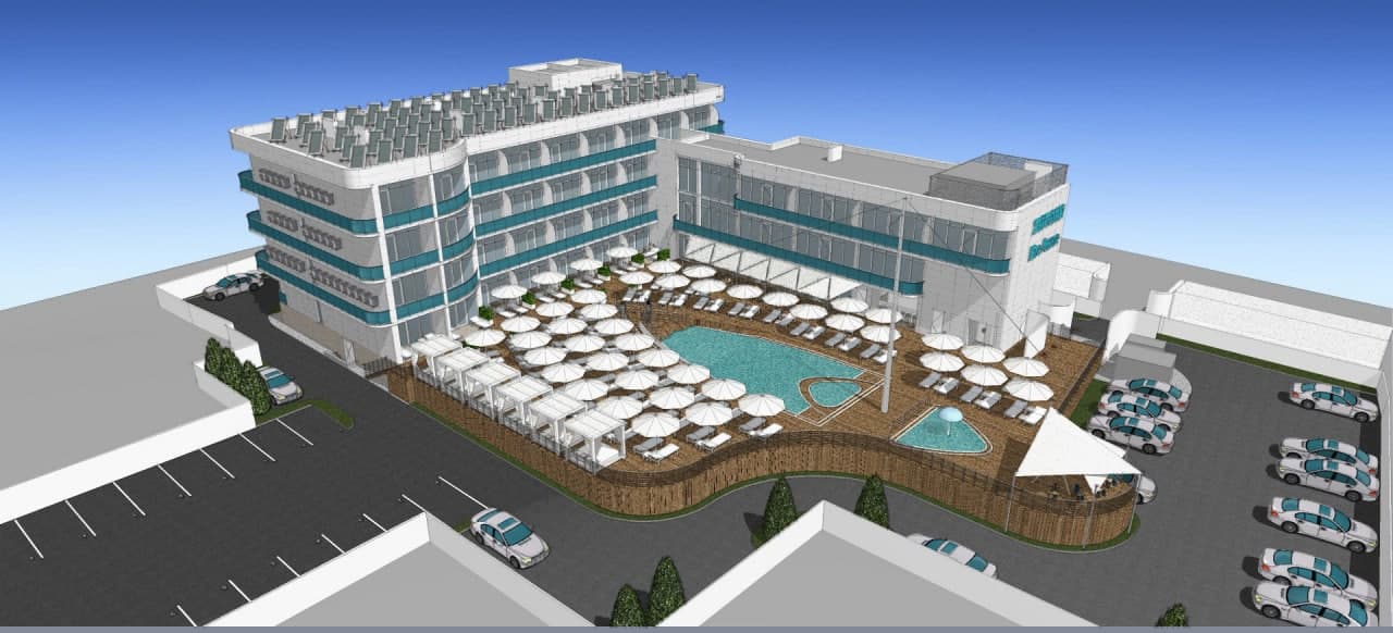 Пример трехмерной визуализации отеля