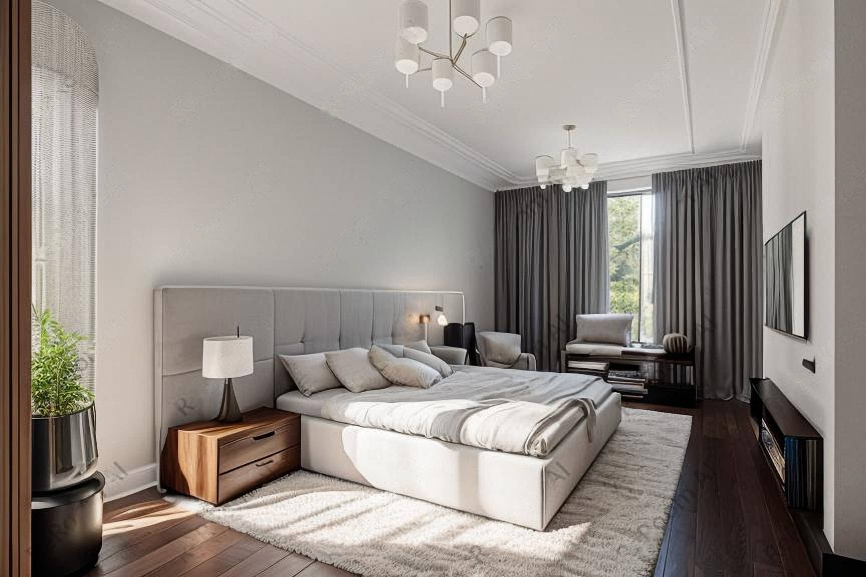 Варианты дизайна, предложенного нейросетью на основе исходного фото