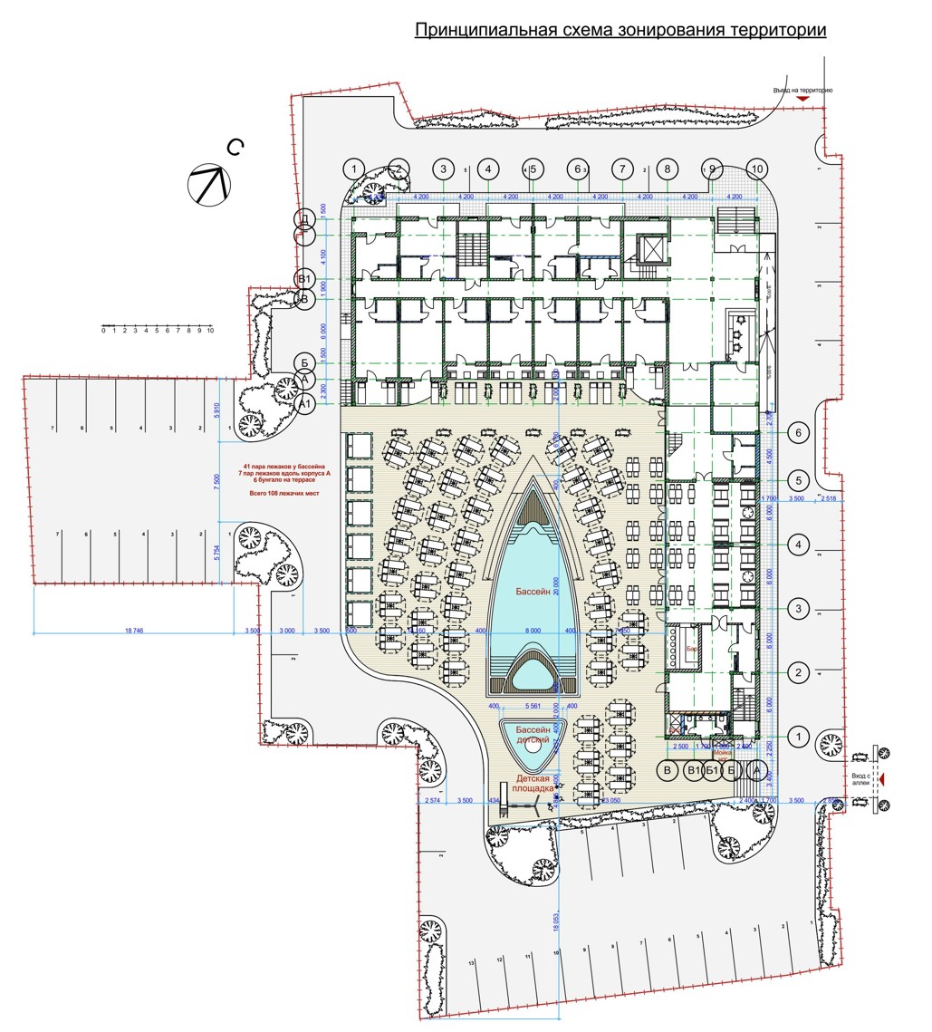 Проєктування готелів CIVILLY- генеральний план