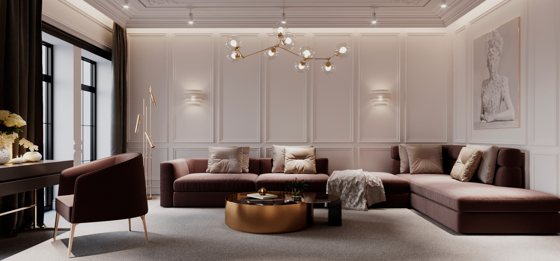 дизайн проект одесской квартиры