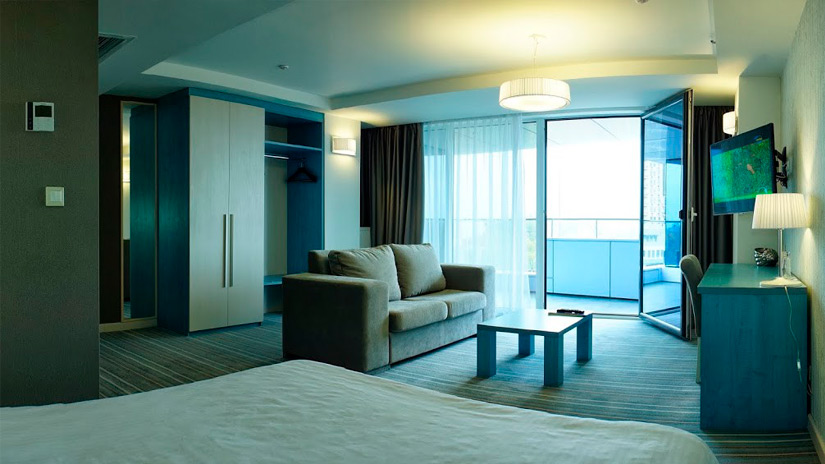 Гостиница Gagarin: Проектирование мебели и производство текстиля для номеров