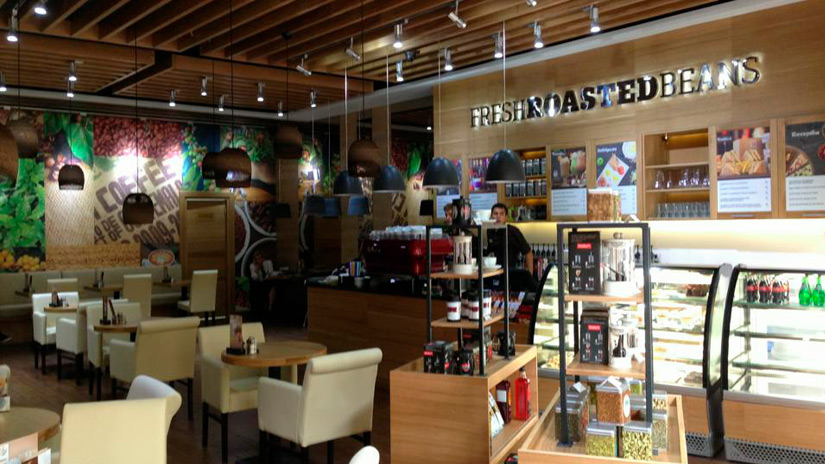 Ремонт под ключ, монтаж электрики, вентиляции, производство и поставка мебели - Кафе &laquo;Traveler&rsquo;s Coffee&raquo;