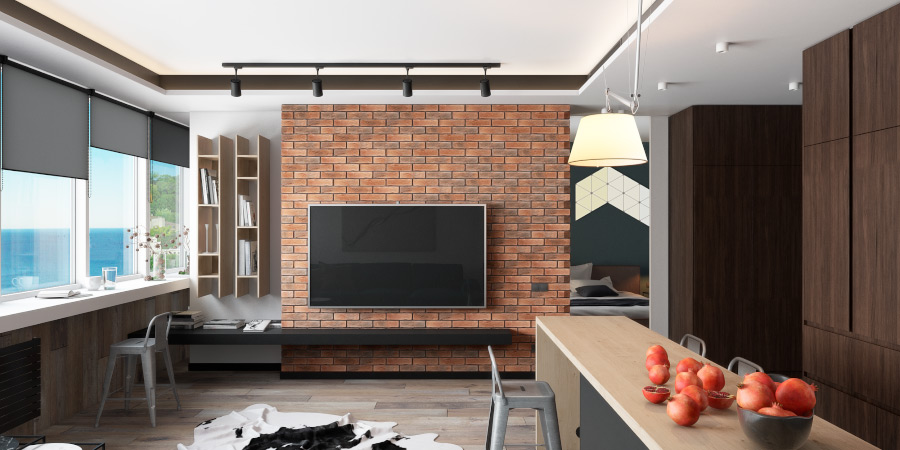 Дизайн интерьера апартаментов в ЖК Greenwood: Минимализм и лофт