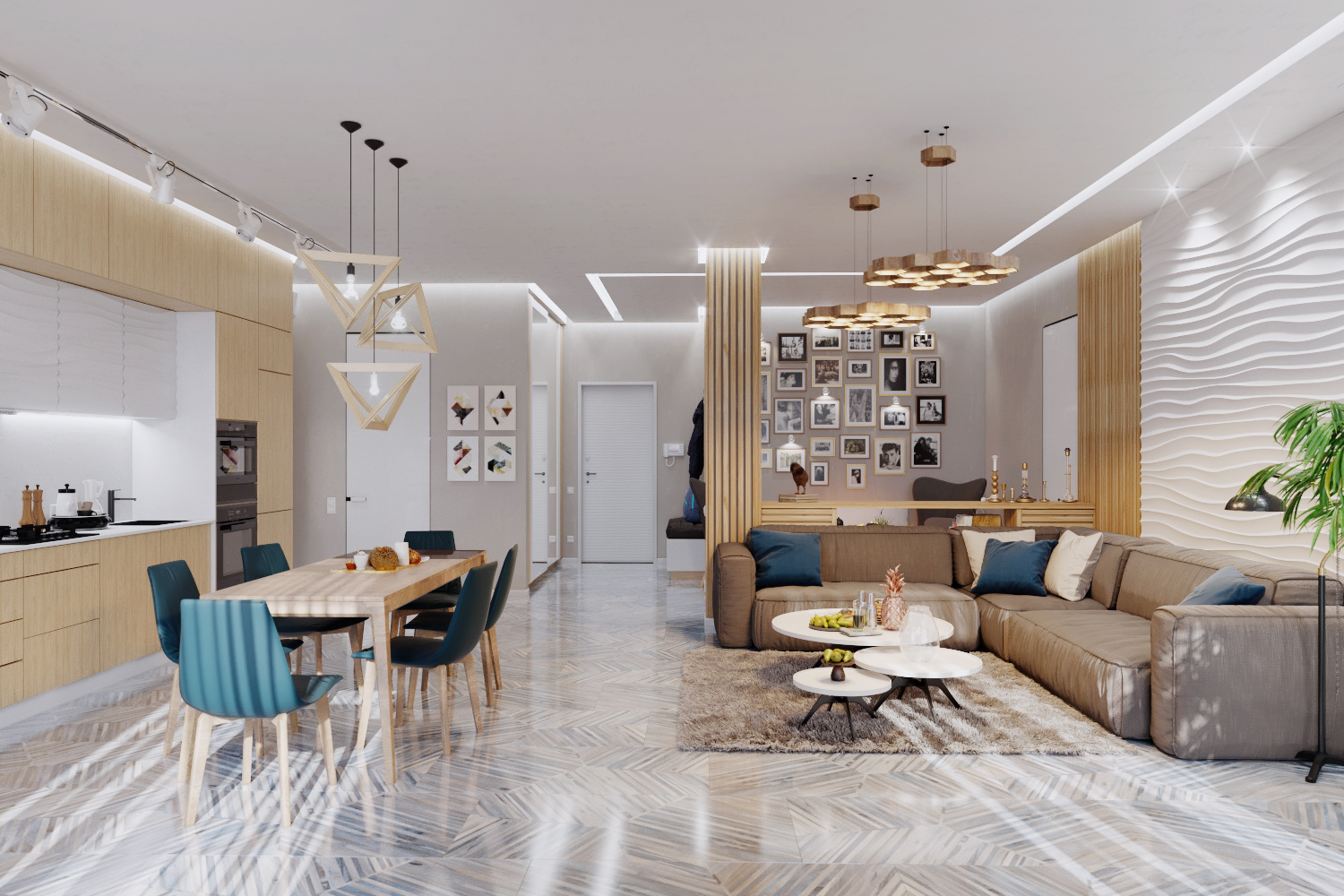 Дизайн интерьера квартира в современном стиле