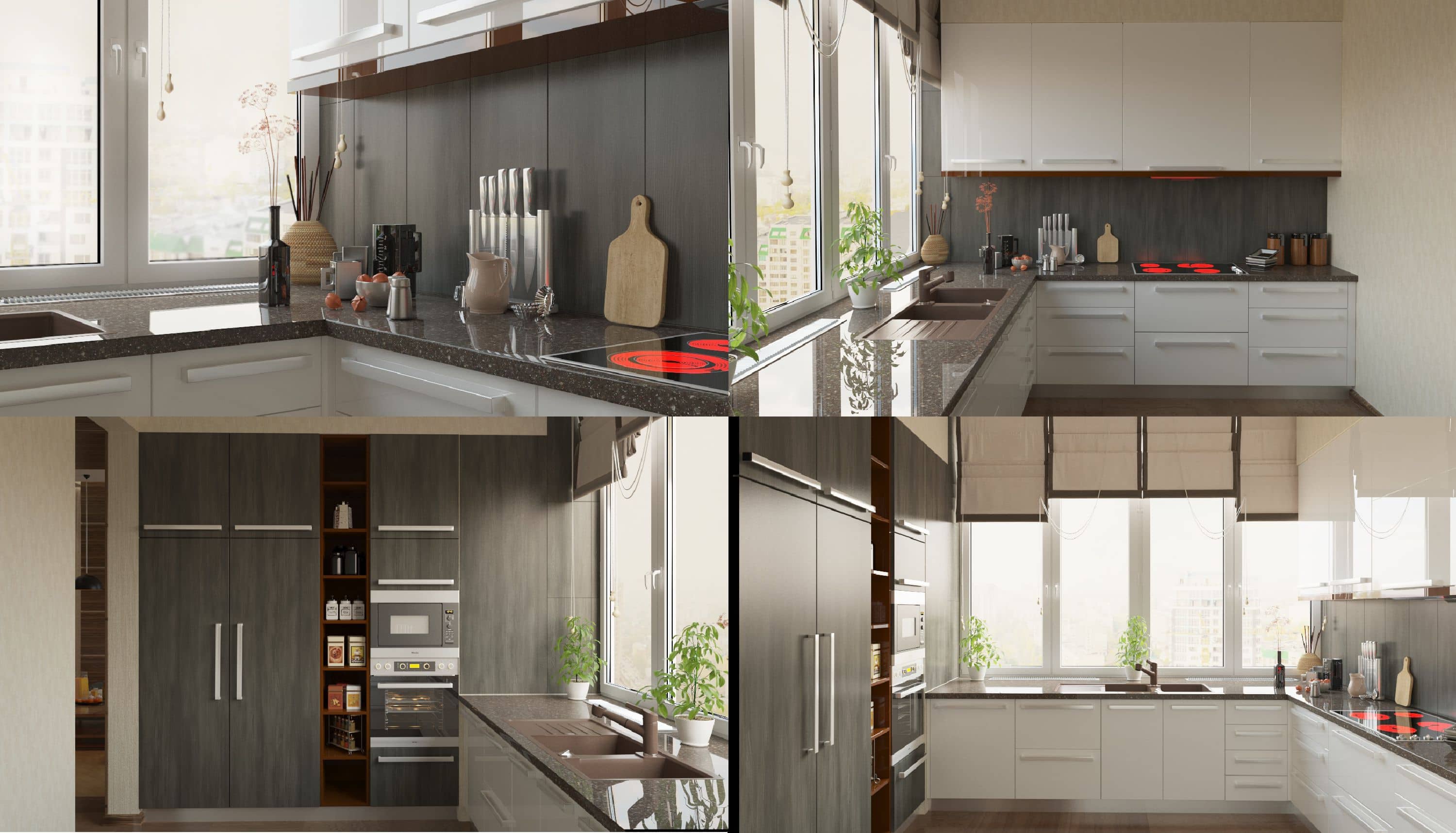 Дизайн-проєкт пентхауса в ЖК «Гольфстрім» кухня