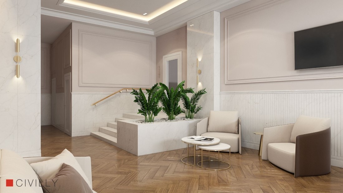 Дизайн отеля Фонтан престиж в Одессе