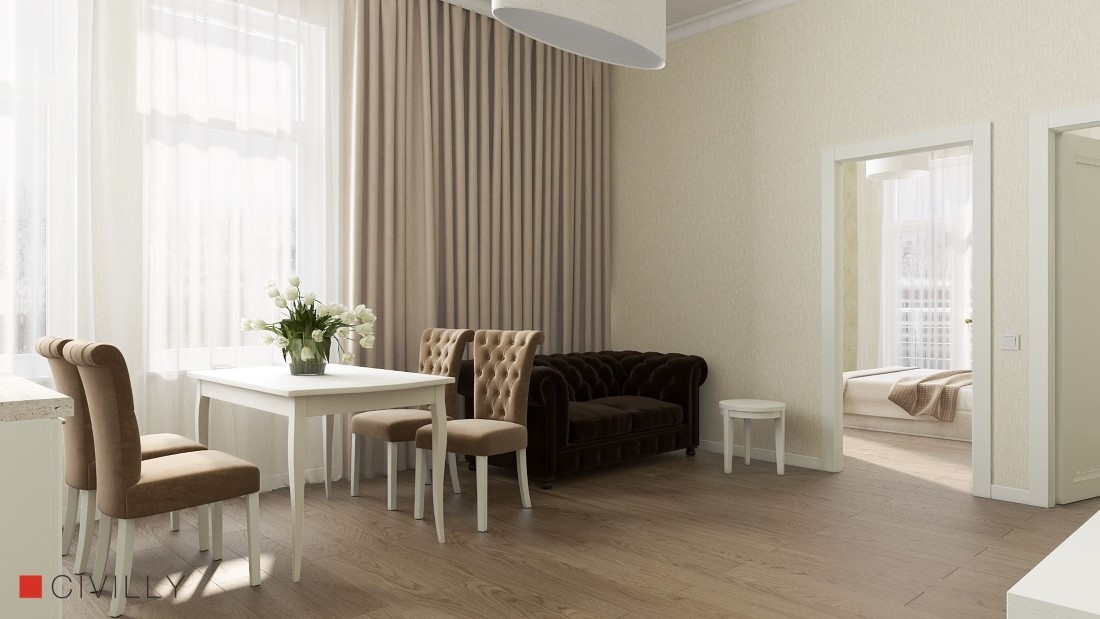 Интерьер ресторана отельного комплекса Фонтан Престиж