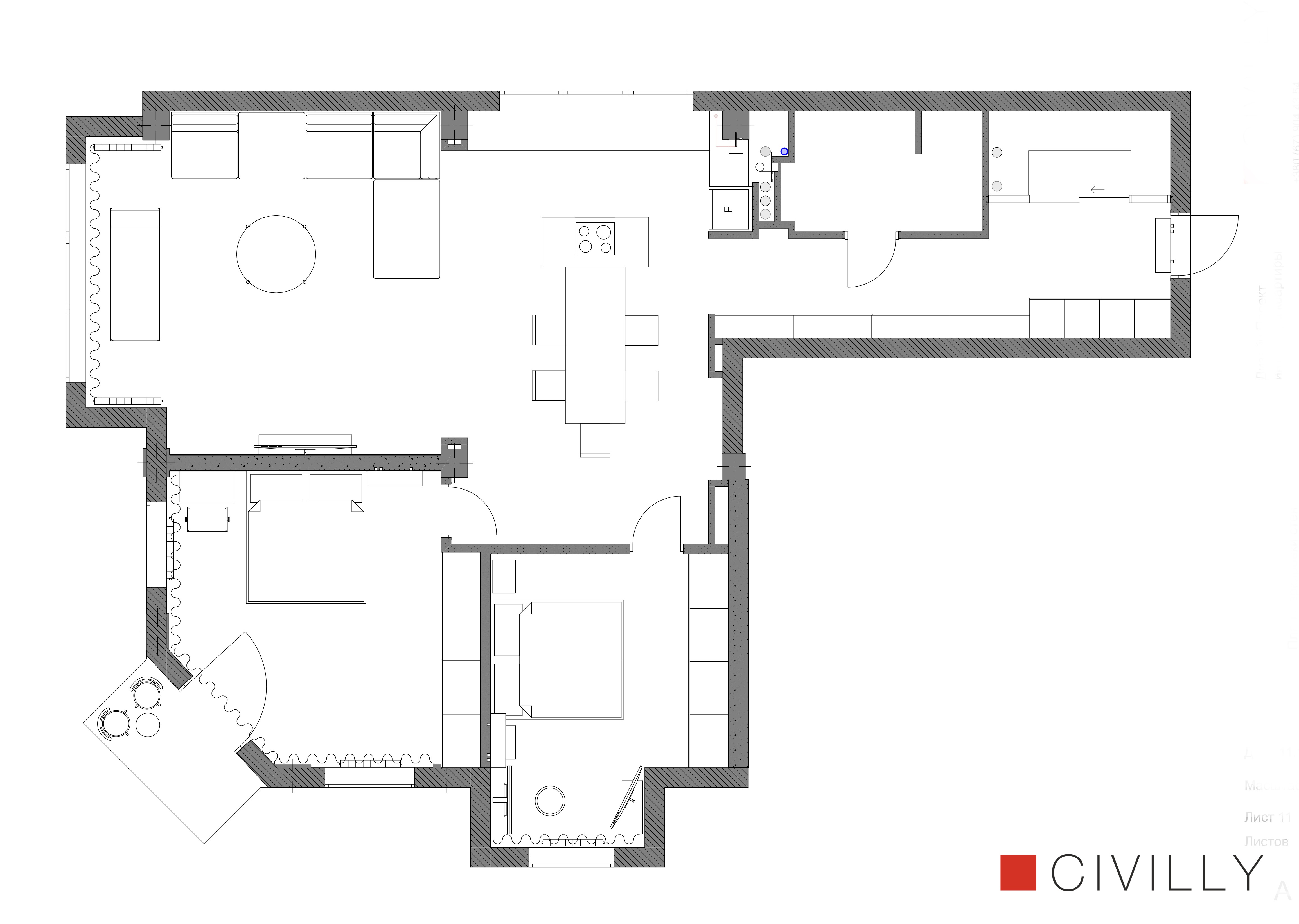 White Space в дизайне гостинной