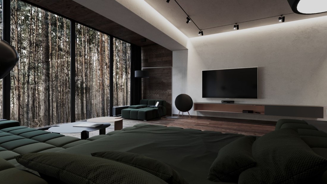 Дизайн-проект интерьера квартиры. Медитативное пространство в Киеве