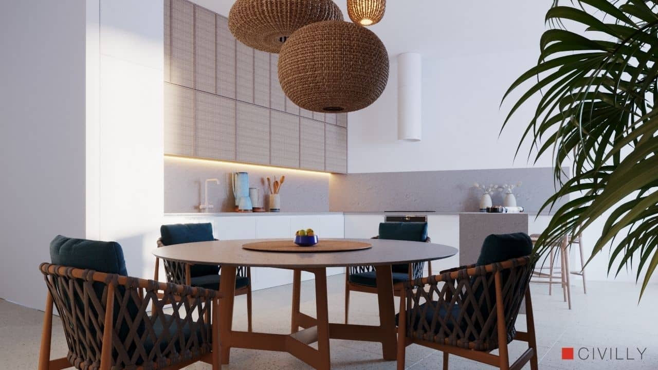 Дизайн номера в отеле в средиземноморском стиле