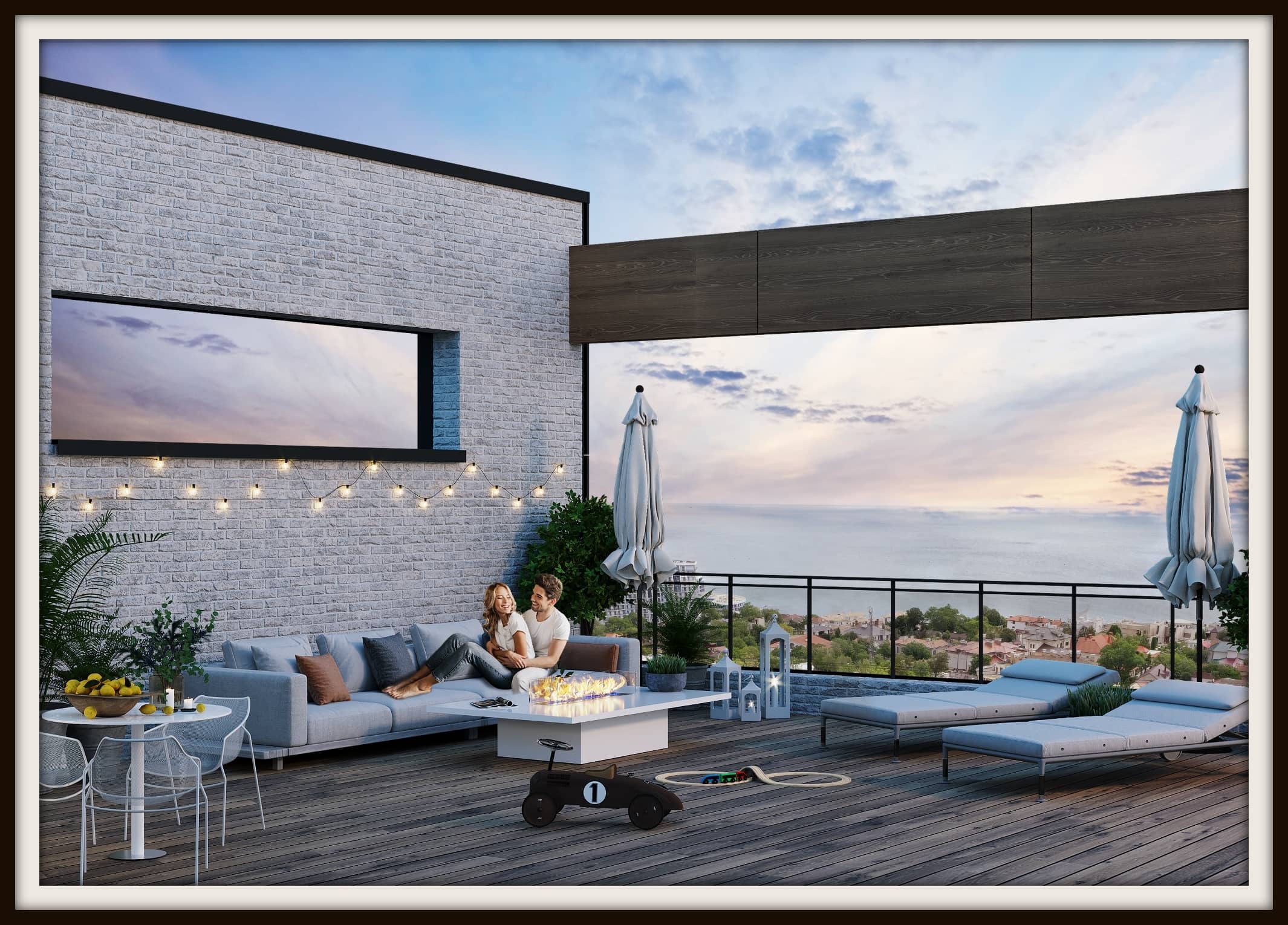 Двухуровневая квартира в ЖК "Сапфир" в Одессе