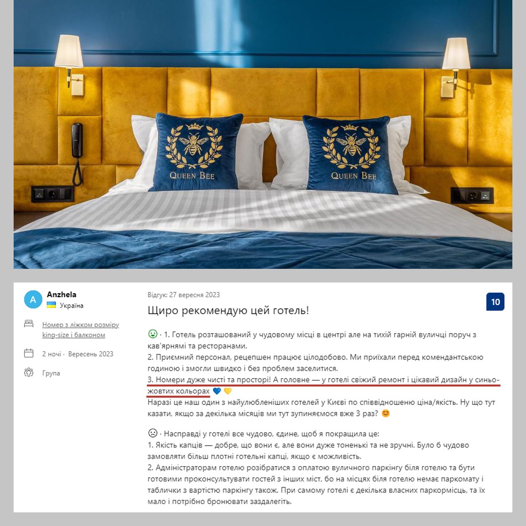 Готель Queen Bee в Києві - відгуки про готель Queen Bee в Києві