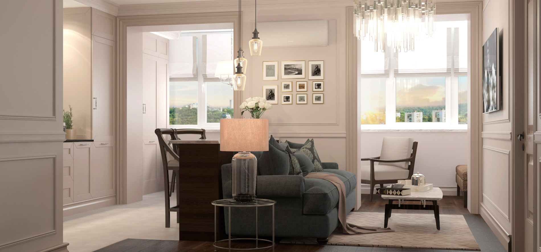 дизайн проект киевской квартиры