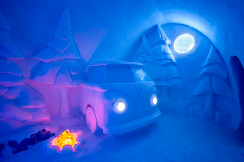 Ледяной отель в Швеции