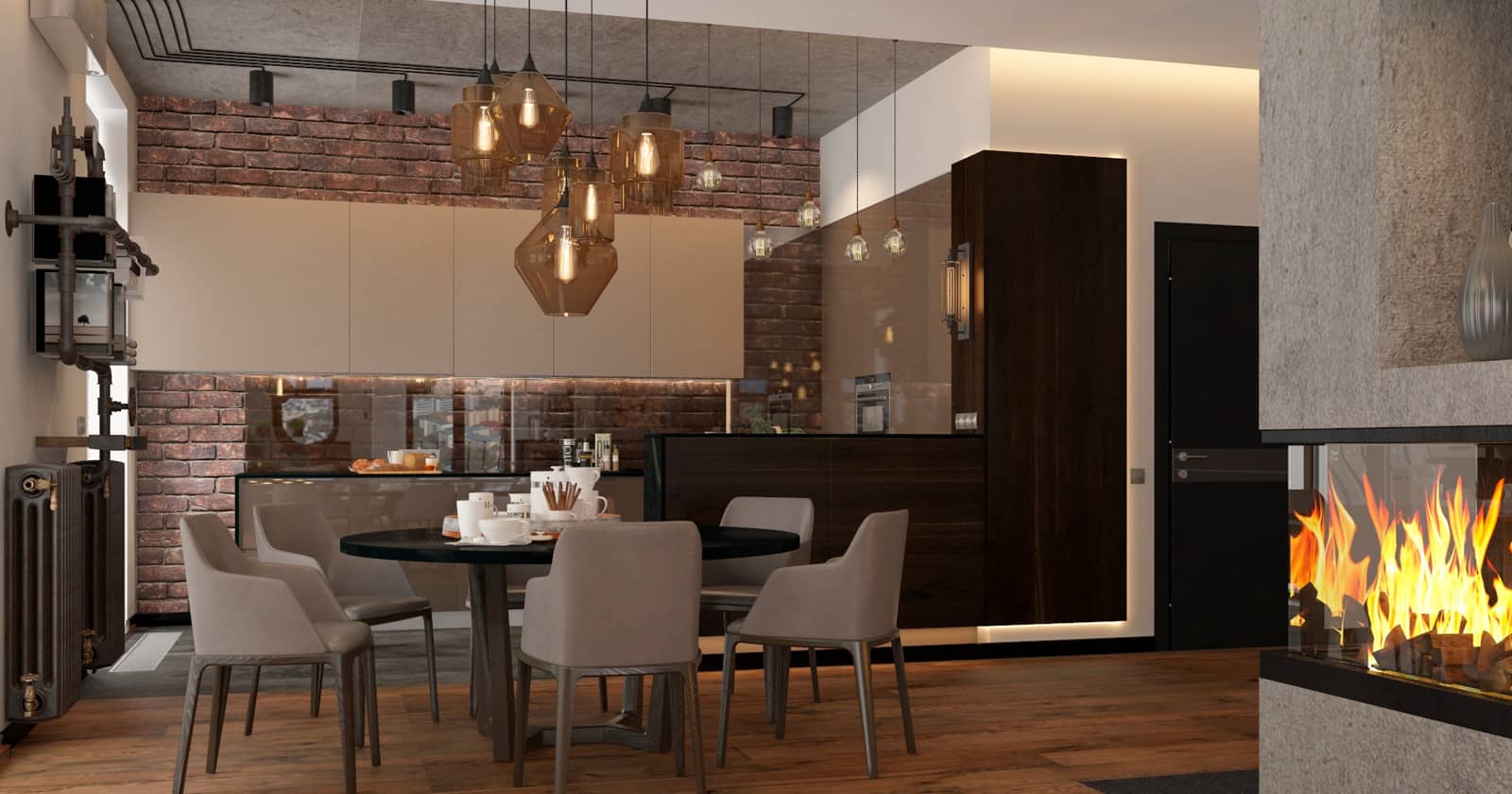 Дизайн интерьера в стиле лофт