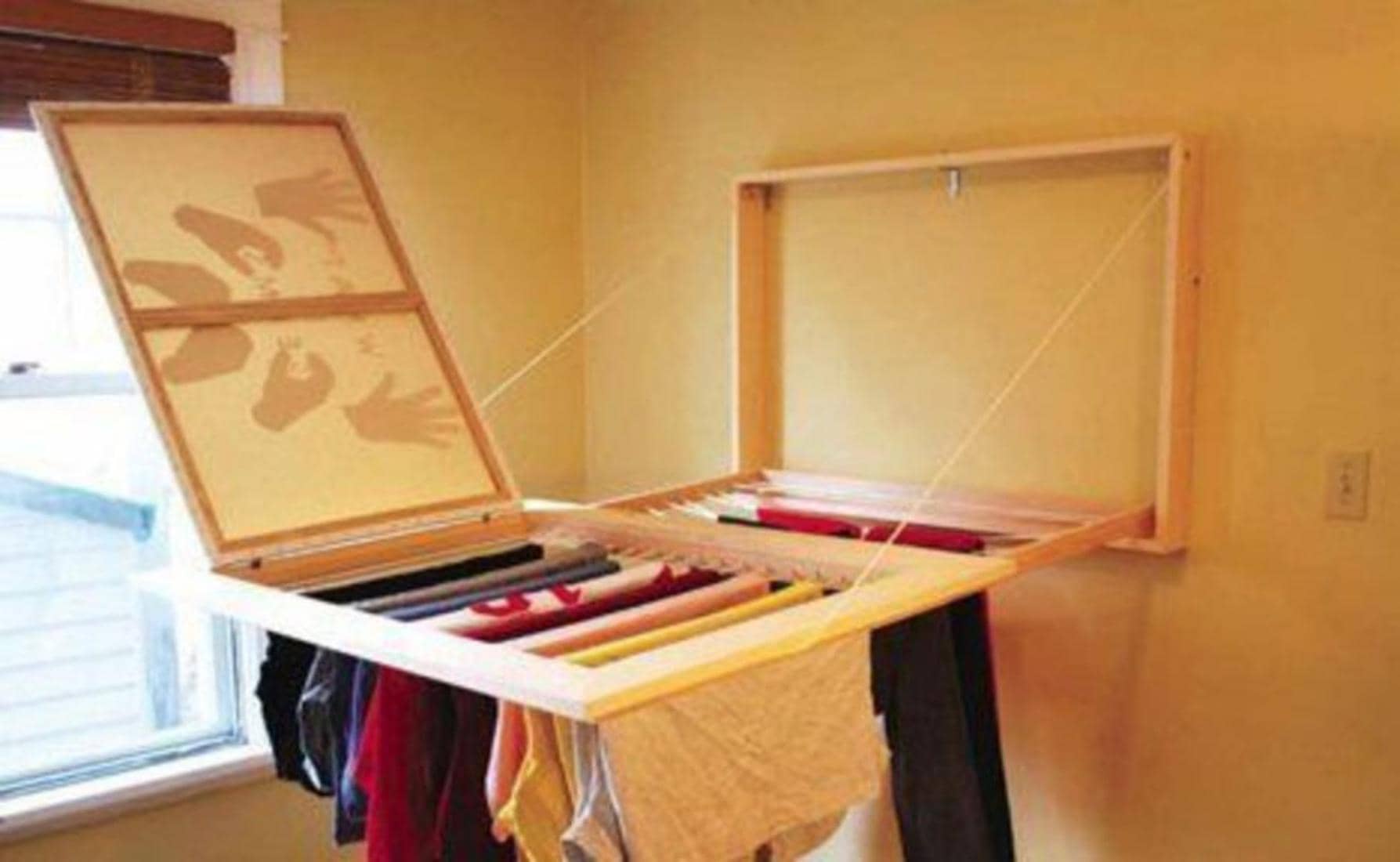 Сушка белья в квартире без балкона