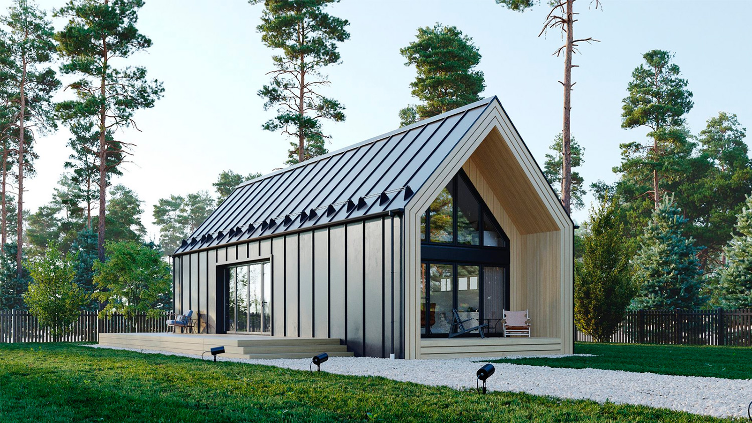 Дом в стиле Barnhouse