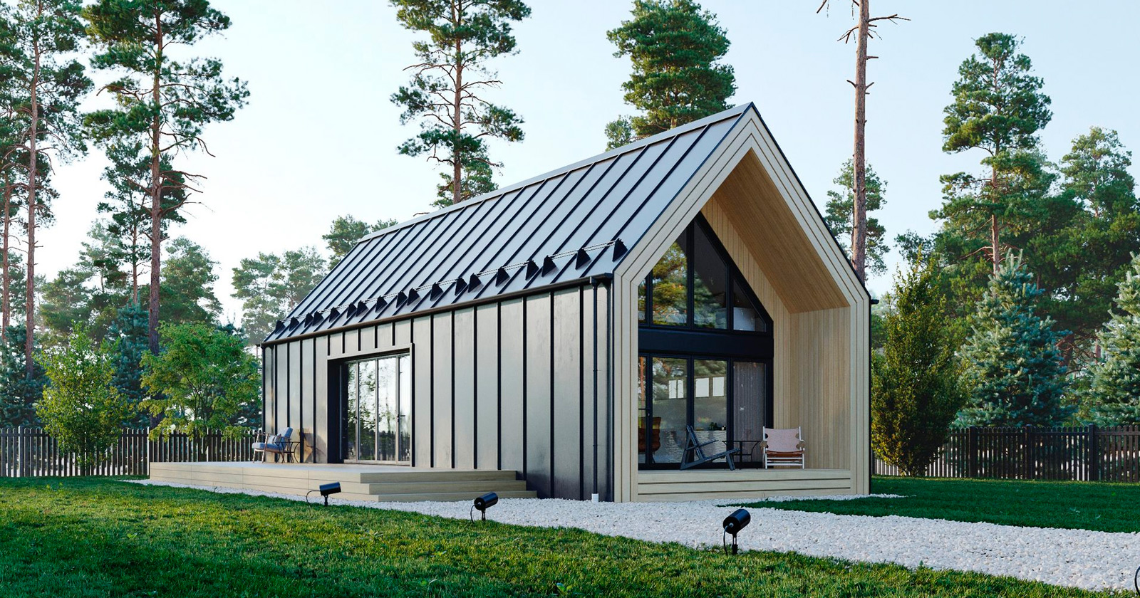 Что собой представляет дом возведенный в стиле Barnhouse ?